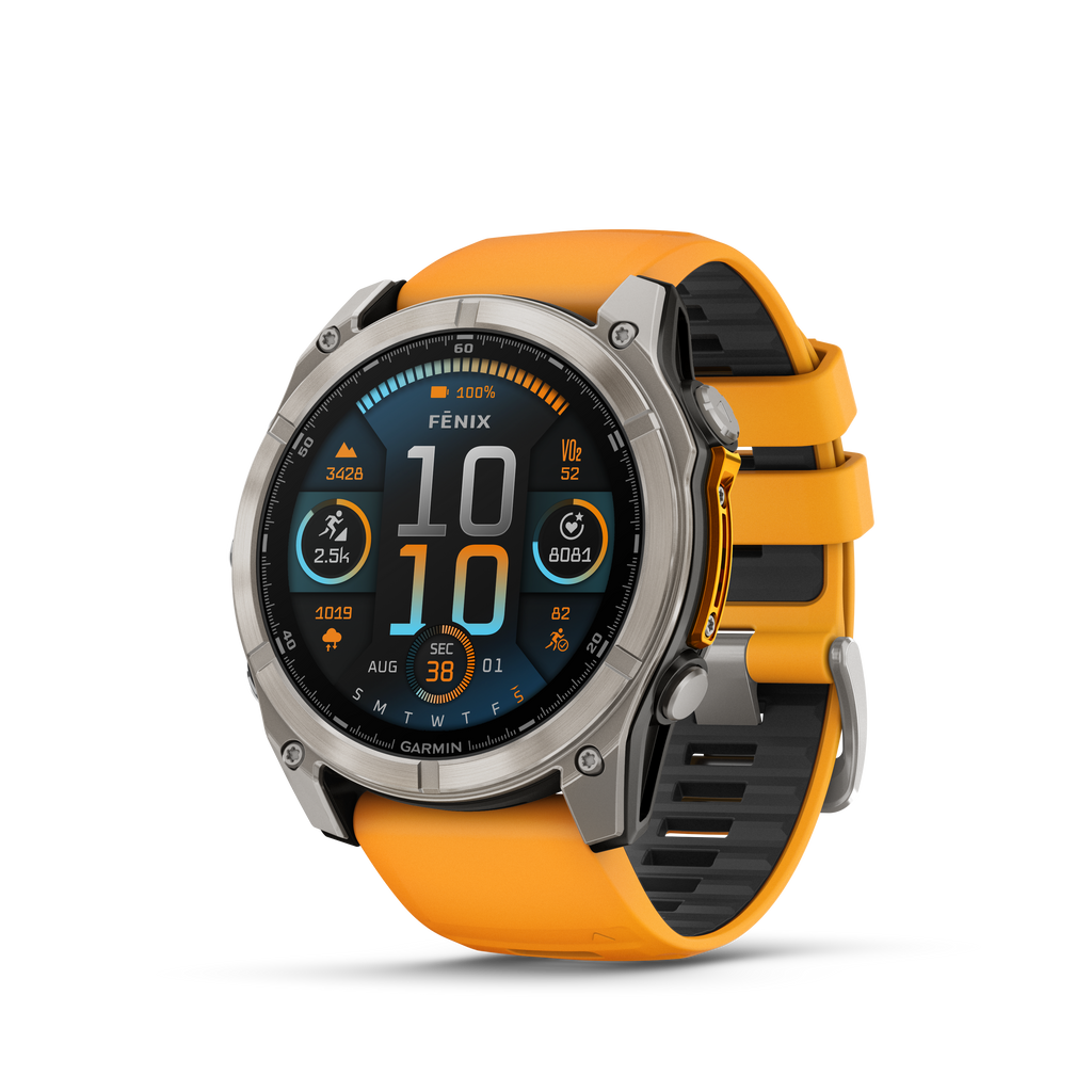 Garmin Fēnix 8 51mm AMOLED Titanio Spark Orange/Graphite — MexOutdoor
