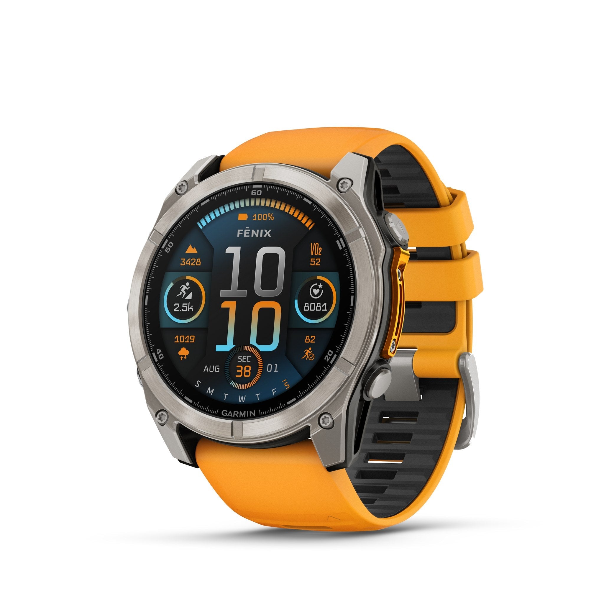 Garmin Fēnix 8 51mm Titanio Spark Orange/Graphite — MexOutdoor