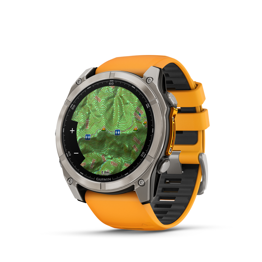 Garmin Fēnix 8 51mm AMOLED Titanio Spark Orange/Graphite — MexOutdoor