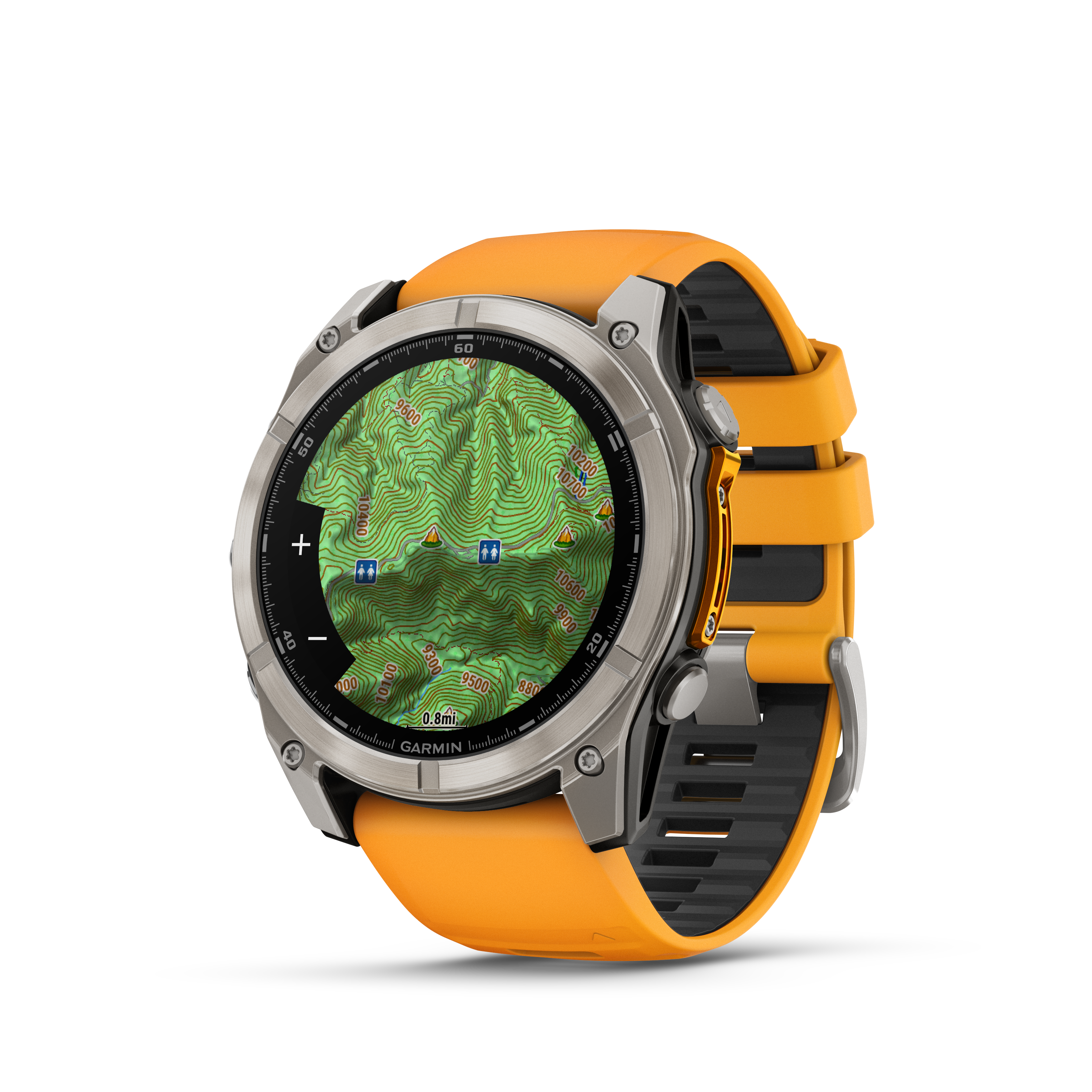 Garmin Fēnix 8 51mm AMOLED Titanio Spark Orange/Graphite — MexOutdoor