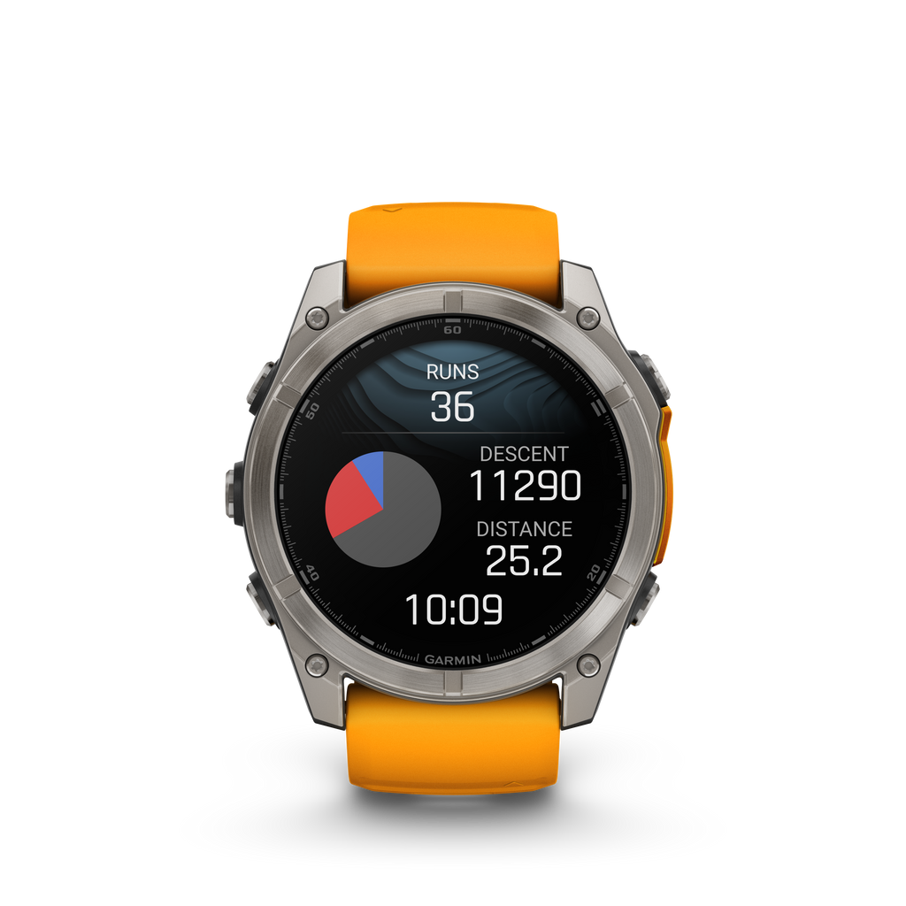 Garmin Fēnix 8 51mm AMOLED Titanio Spark Orange/Graphite — MexOutdoor