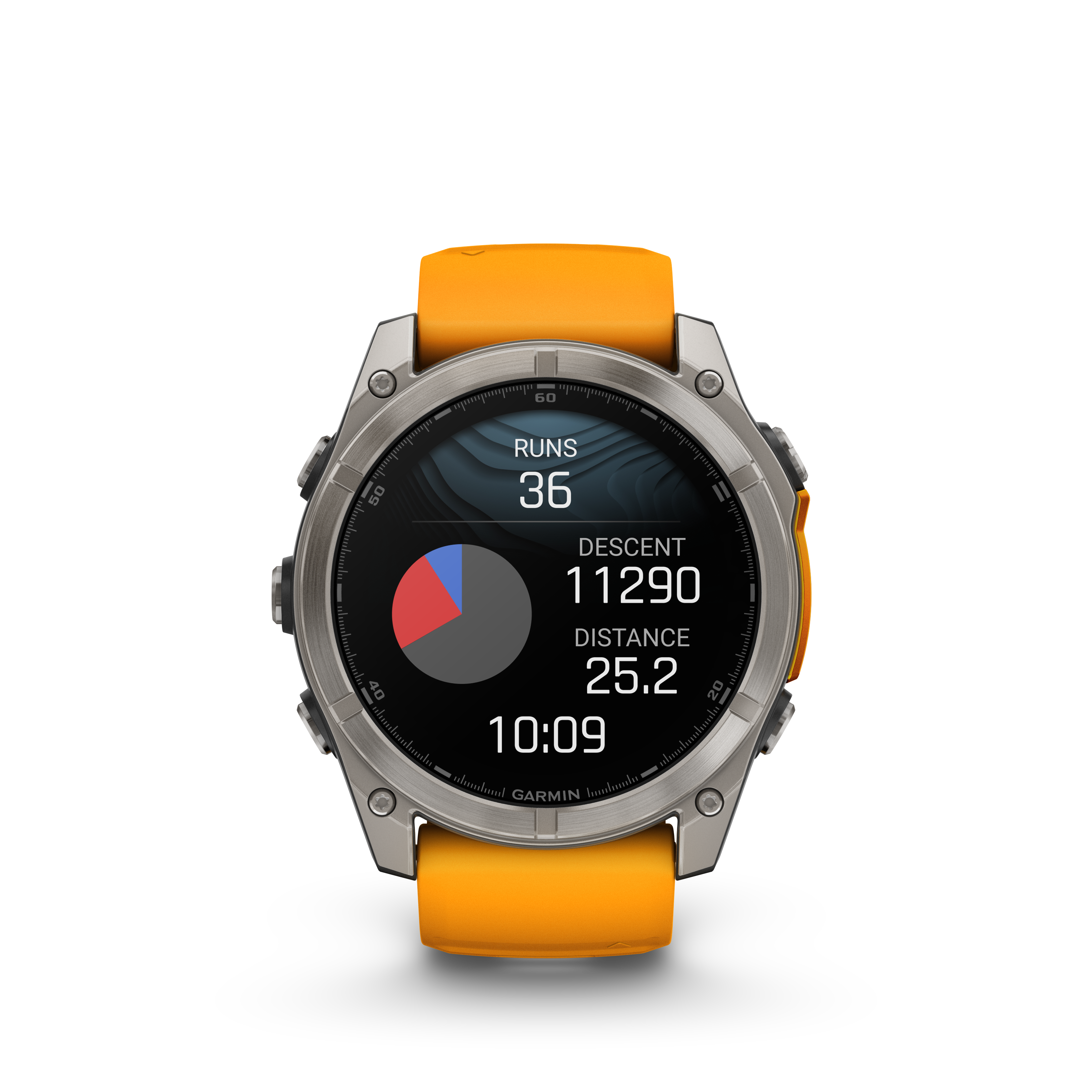 Garmin Fēnix 8 51mm AMOLED Titanio Spark Orange/Graphite — MexOutdoor