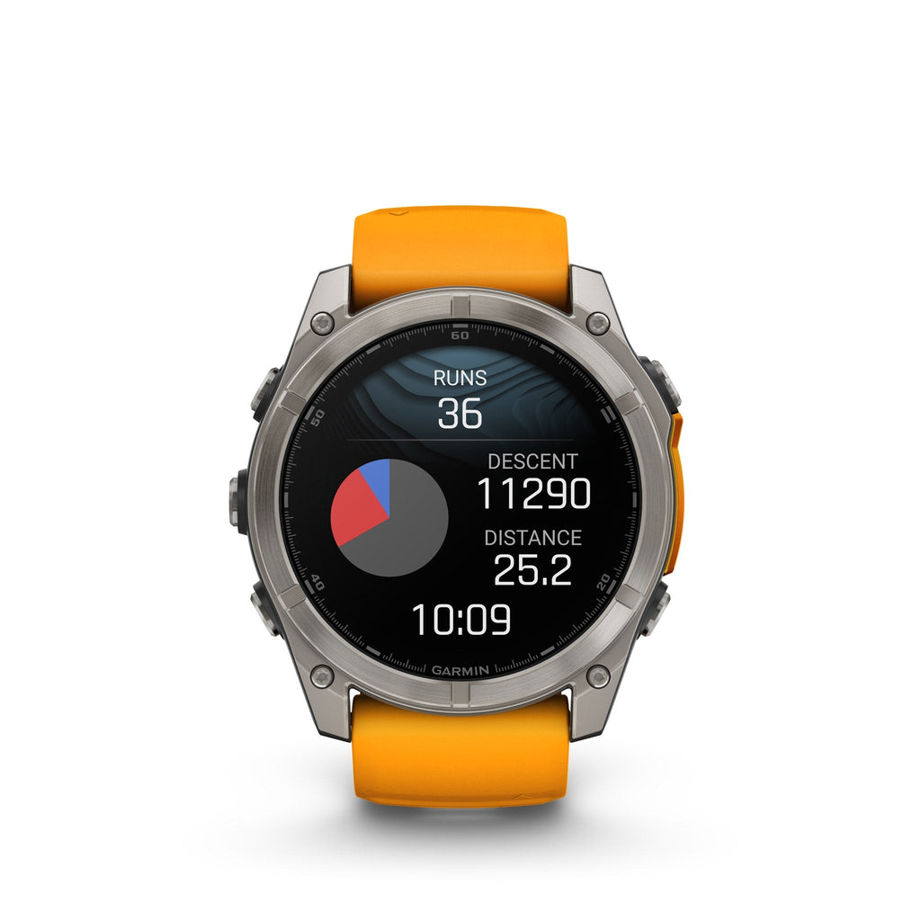 Garmin Fēnix 8 51mm Titanio Spark Orange/Graphite — MexOutdoor