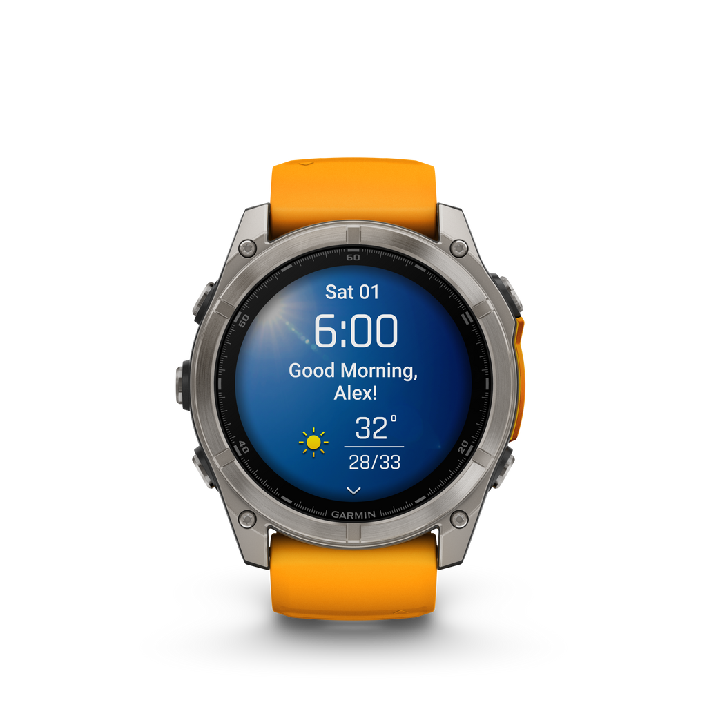Garmin Fēnix 8 51mm AMOLED Titanio Spark Orange/Graphite — MexOutdoor