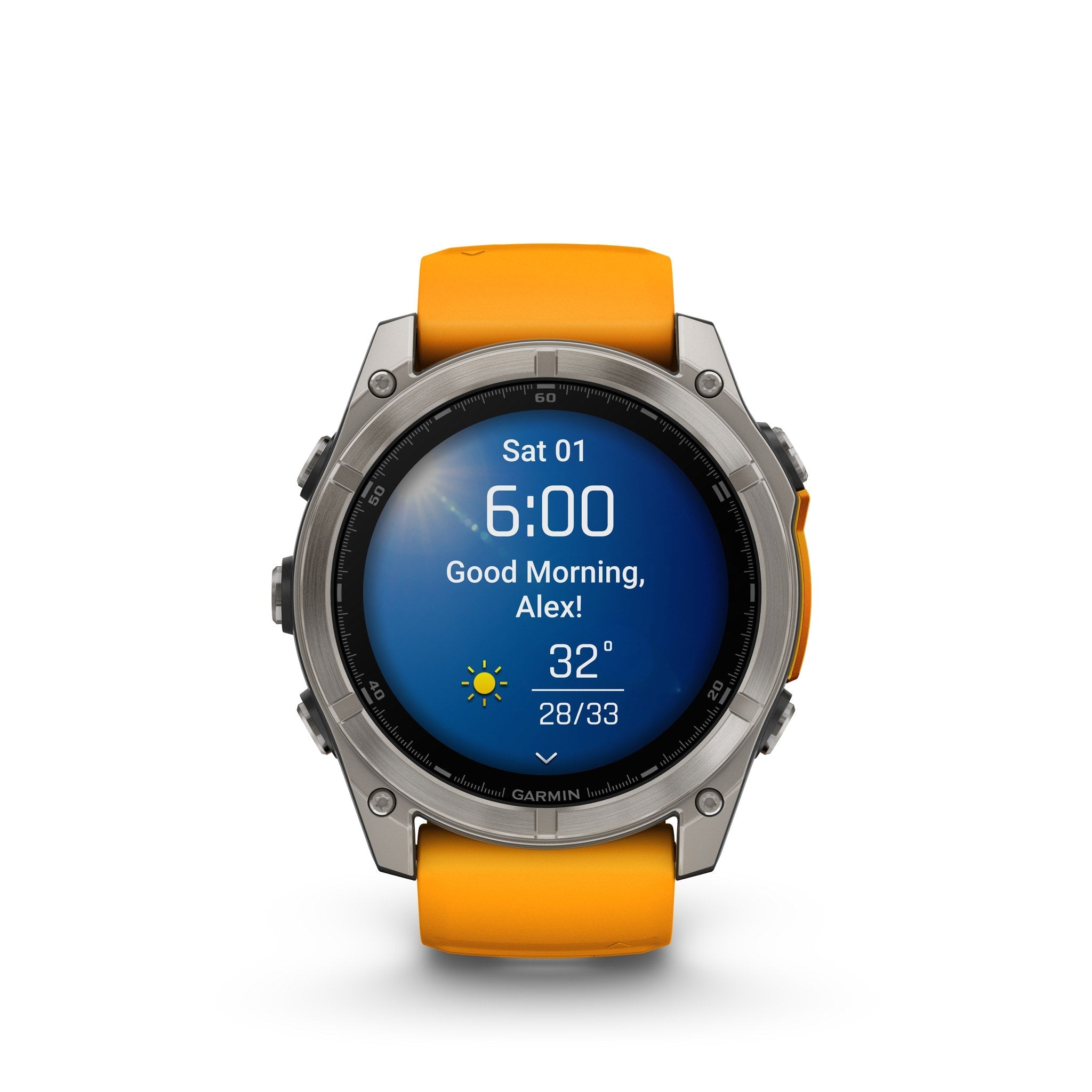 Garmin Fēnix 8 51mm Titanio Spark Orange/Graphite — MexOutdoor
