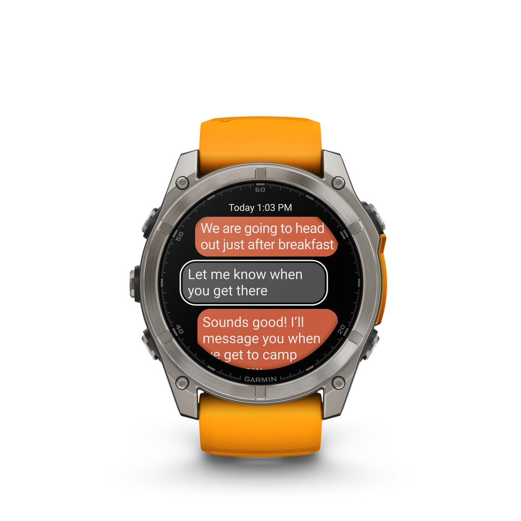 Garmin Fēnix 8 51mm AMOLED Titanio Spark Orange/Graphite — MexOutdoor