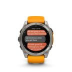 Garmin Fēnix 8 51mm AMOLED Titanio Spark Orange/Graphite — MexOutdoor