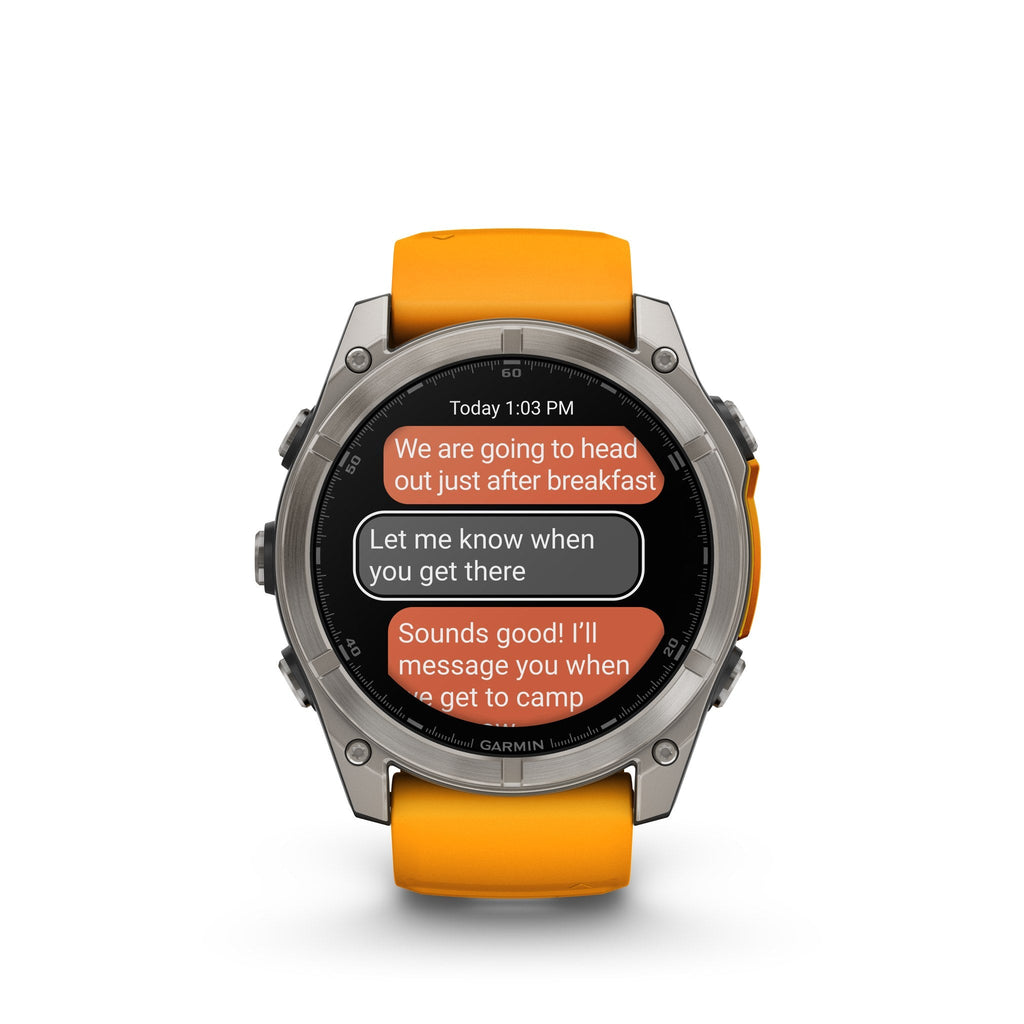 Garmin Fēnix 8 51mm Titanio Spark Orange/Graphite — MexOutdoor