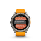 Garmin Fēnix 8 51mm Titanio Spark Orange/Graphite — MexOutdoor