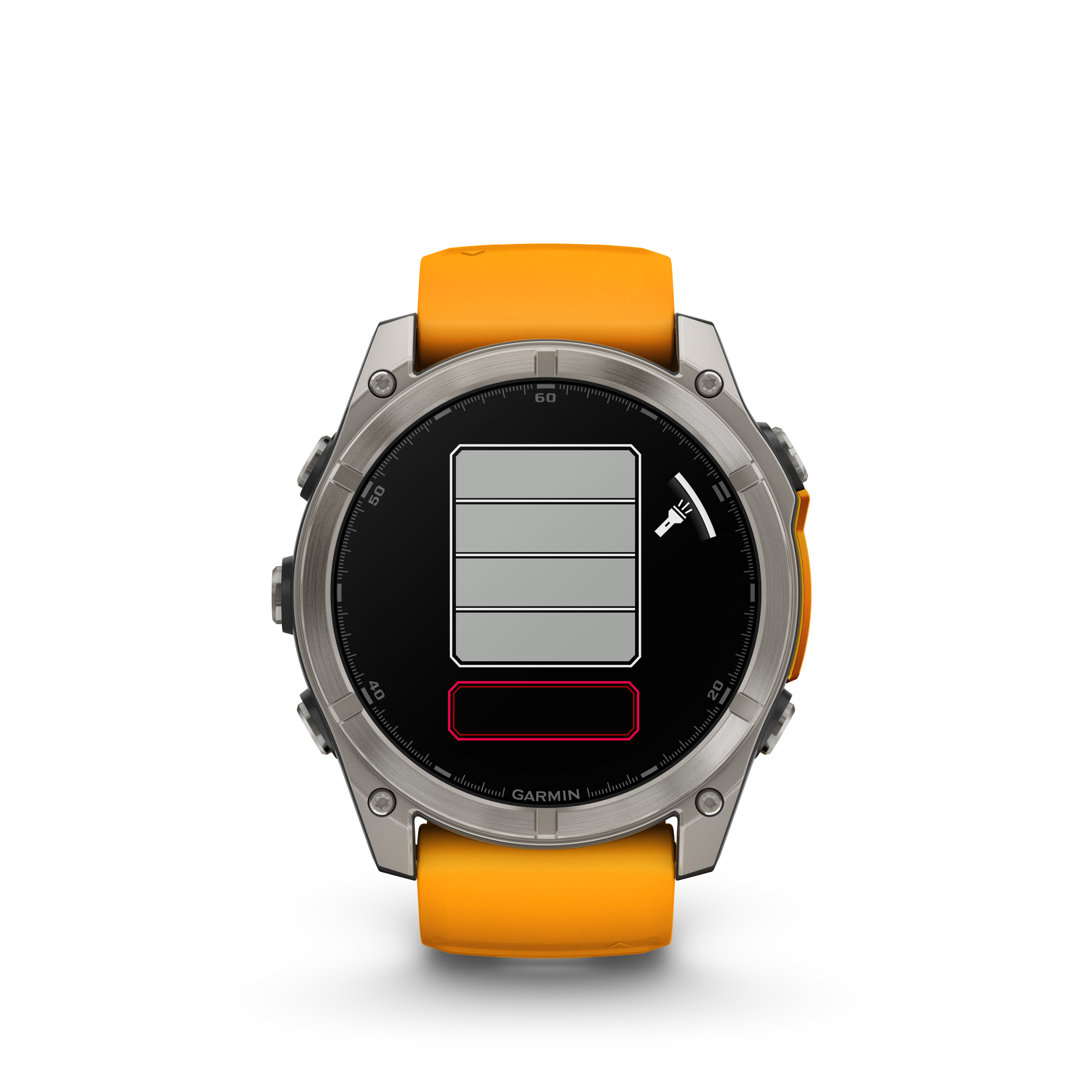 Garmin Fēnix 8 51mm AMOLED Titanio Spark Orange/Graphite — MexOutdoor