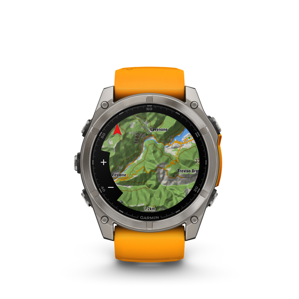 Garmin Fēnix 8 51mm AMOLED Titanio Spark Orange/Graphite — MexOutdoor