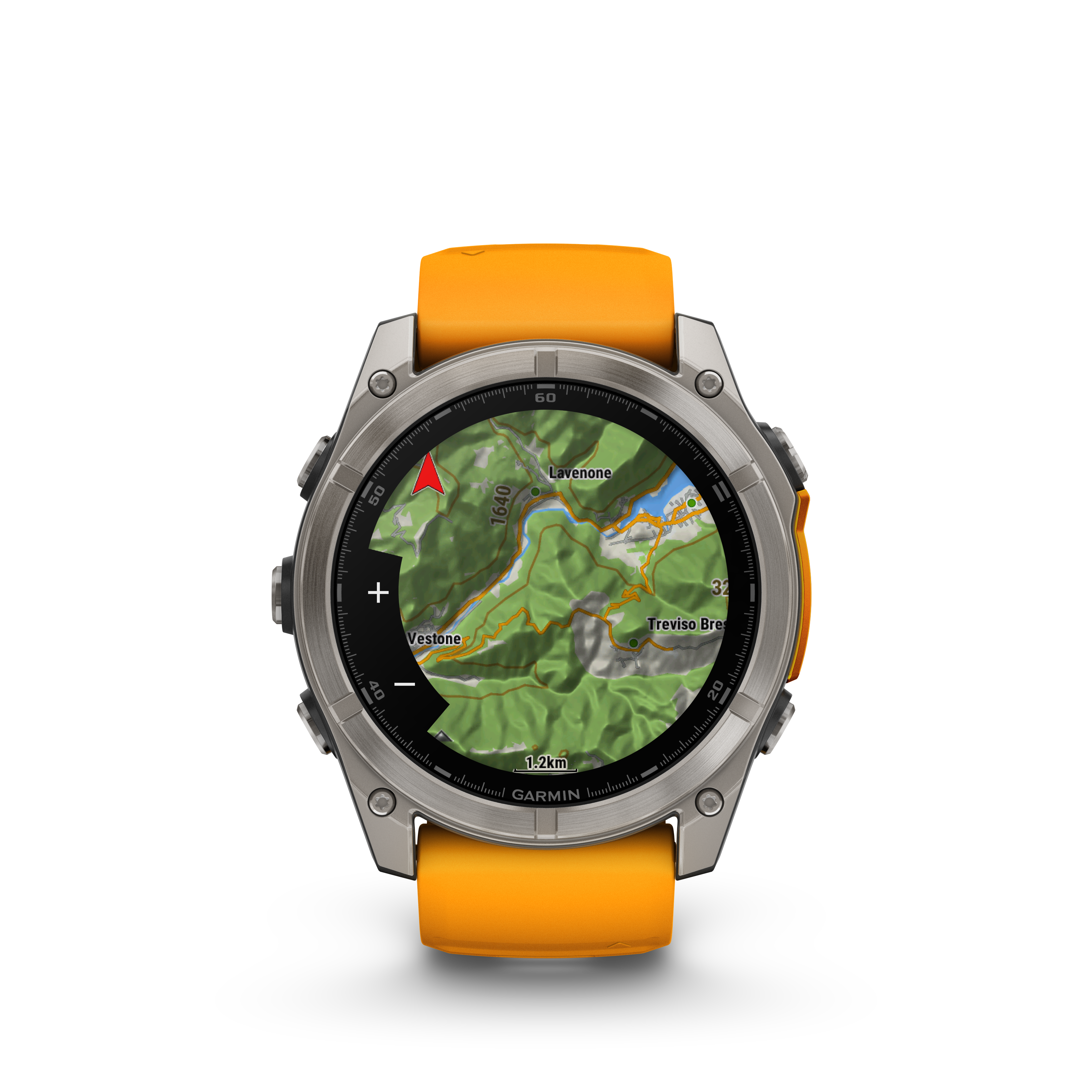 Garmin Fēnix 8 51mm AMOLED Titanio Spark Orange/Graphite — MexOutdoor
