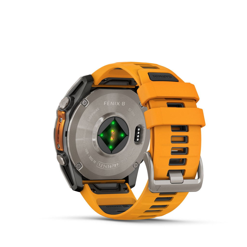 Garmin Fēnix 8 51mm Titanio Spark Orange/Graphite — MexOutdoor
