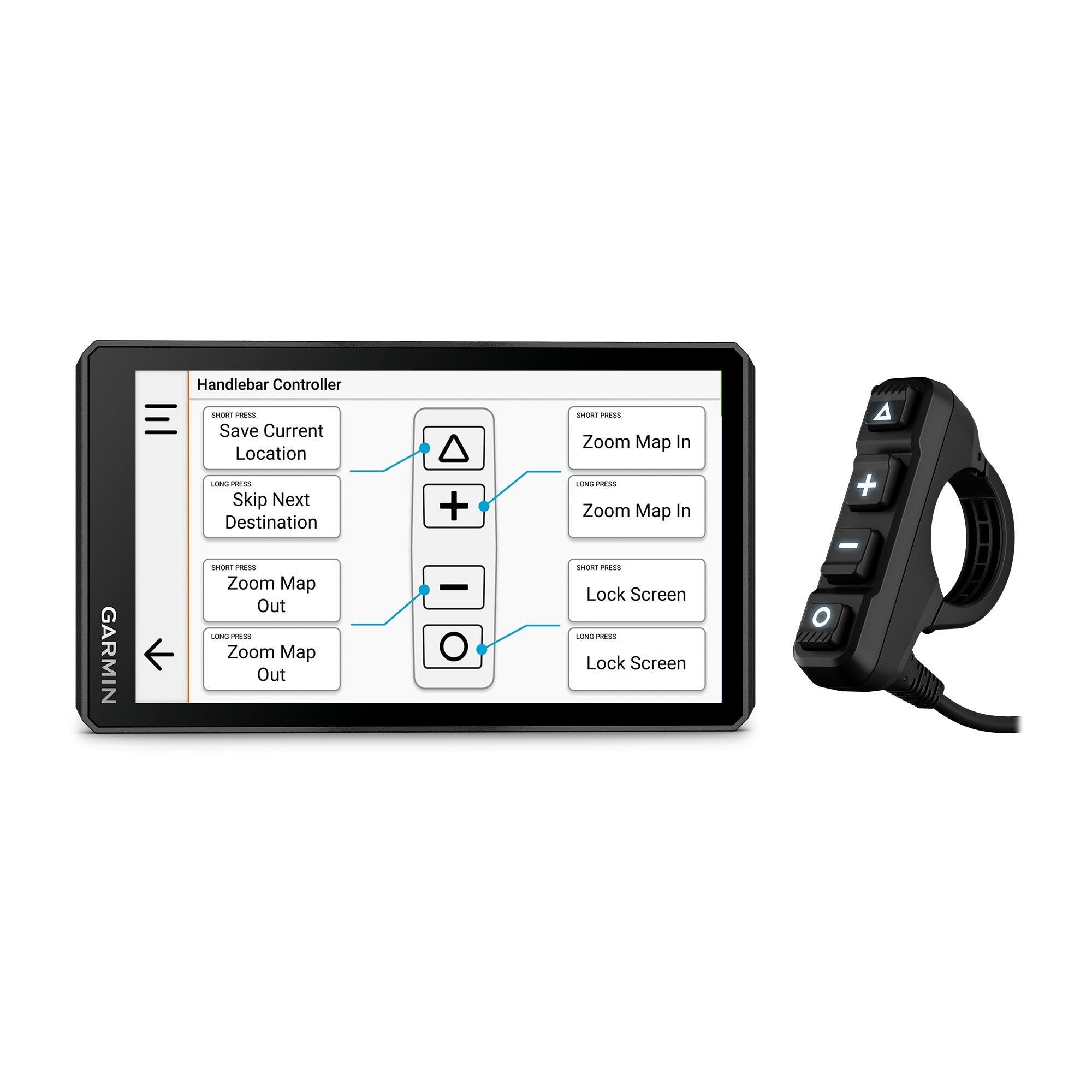 Garmin Controlador de Manillar — Control remoto para zūmo/Tread — MexOutdoor