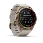 fenix 9 Pro AMOLED 43 mm oro otoñal vista lateral