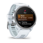 Forerunner 170 Blanco/Azul vista lateral izquierda