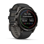 fenix 9 Pro AMOLED 47 mm gris carbón vista lateral izquierda