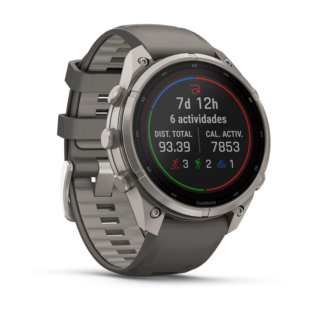 fenix 9 Pro Solar 47 mm vista lateral izquierda
