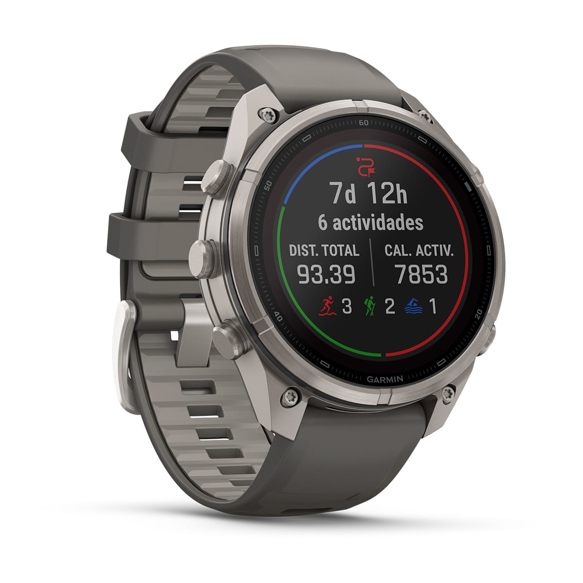 fenix 9 Pro Solar 47 mm vista lateral izquierda