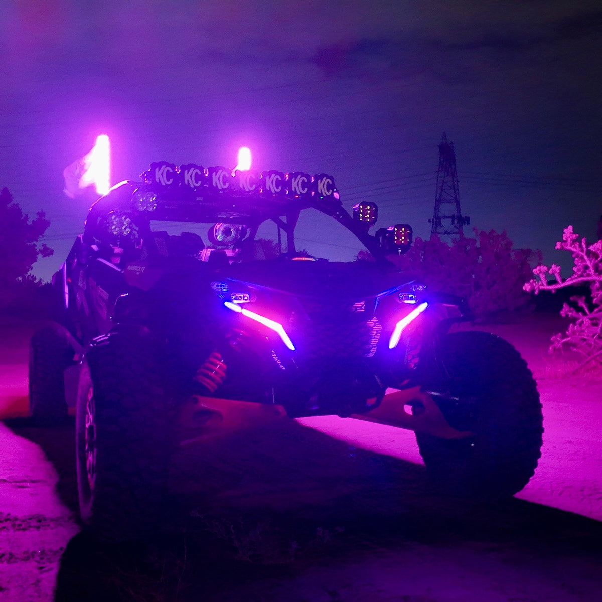 Lucky Whips Colmillos RGB para Can-Am Maverick R