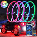 Aros LED RGB en llanta