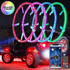 Aros LED RGB en llanta