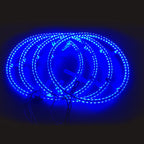Aros LED RGB dual instalados