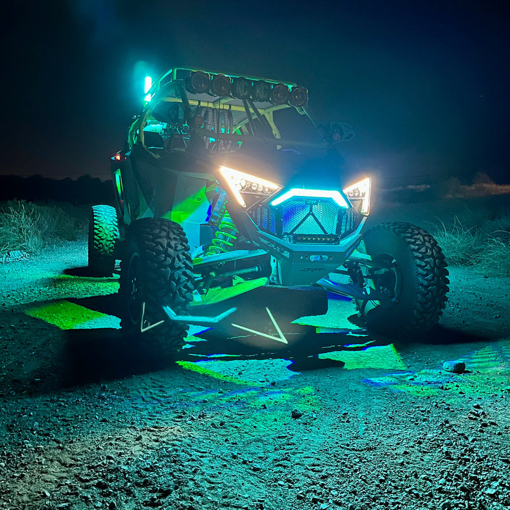 Lucky Whips Colmillos RGB para RZR Pro XP, Turbo R, Pro R