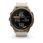 fenix 9 Pro AMOLED 43 mm oro otoñal detalle