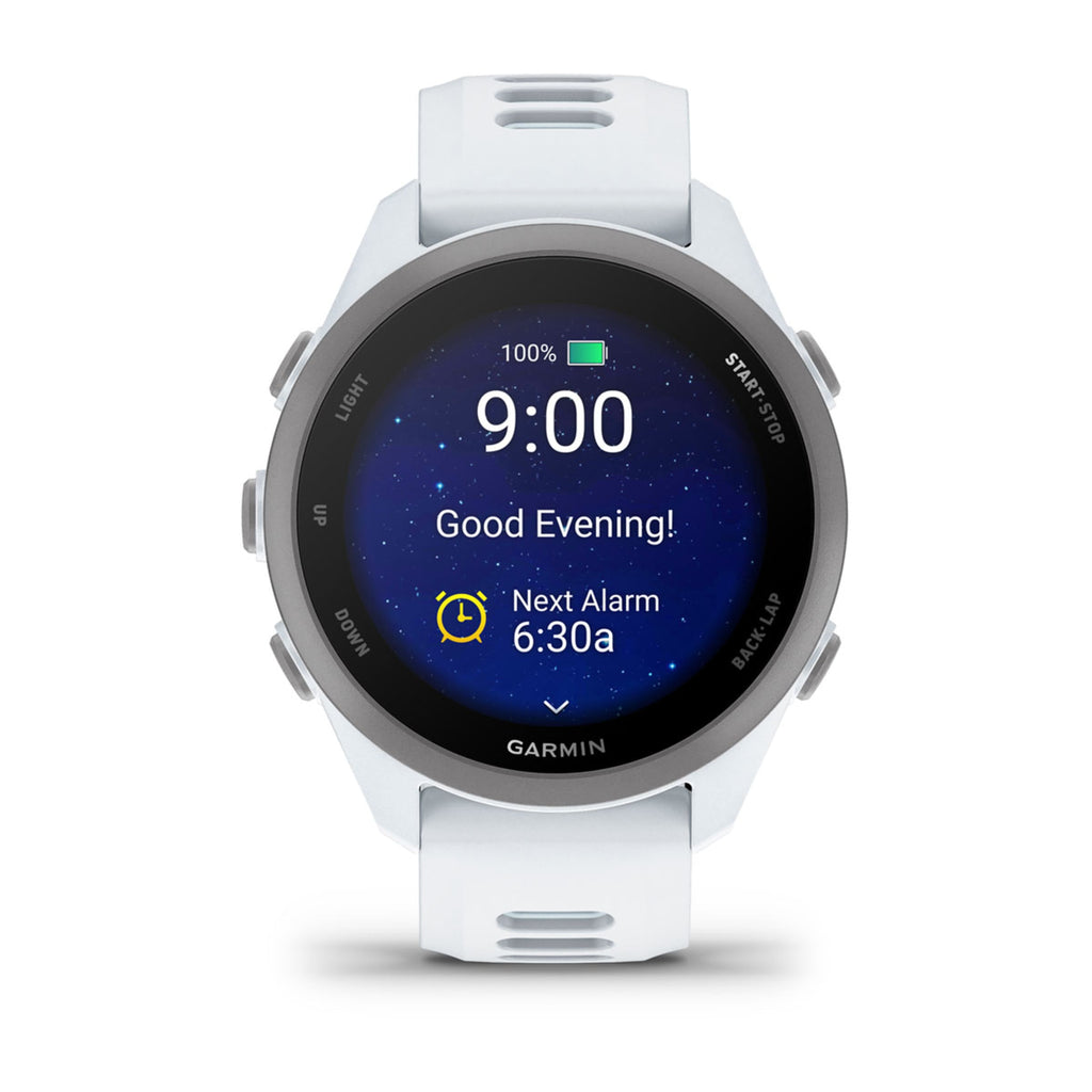 Forerunner 170 Blanco/Azul vista lateral derecha