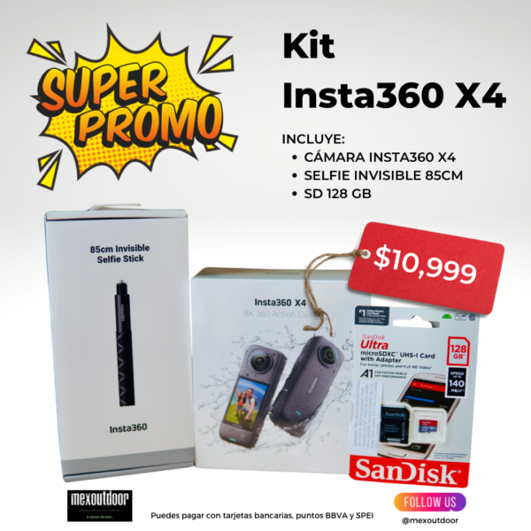 Kit Insta360 X4